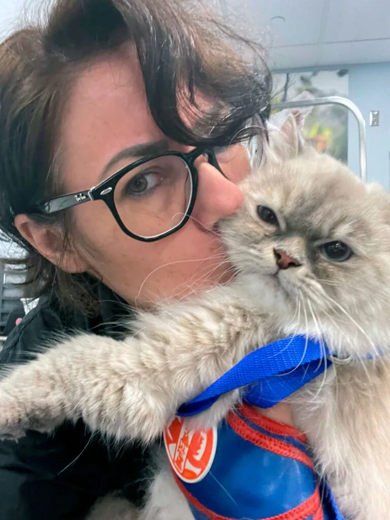 Simone, owner of Reliable Cat Sitting - London, Ontario, Canada